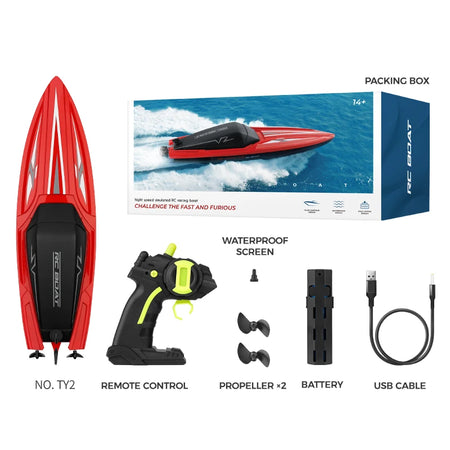 Rc Boat TY2 &ndash; High-Speed Remote Control Fun red