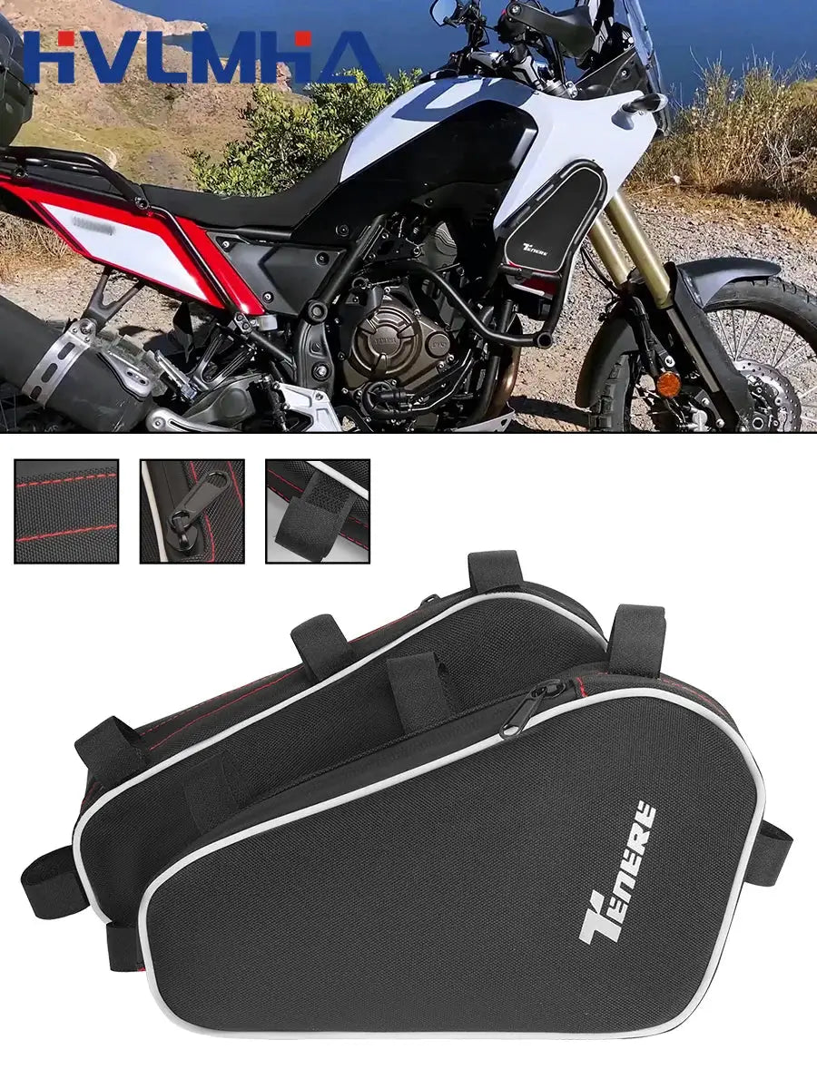 for Yamaha Tenere 700 XTZ700 2019-2022 Waterproof Motorcycle Frame Crash Bar Bag Tool Repair Storage Accessory by InterCyprus Trading Ltd