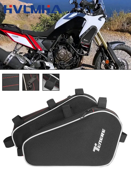 for Yamaha Tenere 700 XTZ700 2019-2022 Waterproof Motorcycle Frame Crash Bar Bag Tool Repair Storage Accessory by InterCyprus Trading Ltd