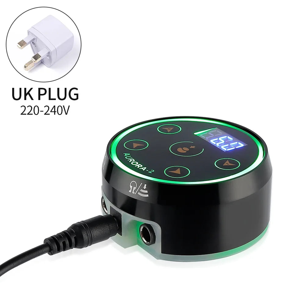 Tattoo Pen Power Supply &ndash; Digital LCD Touch Screen Control UK PLUG (220-240V)