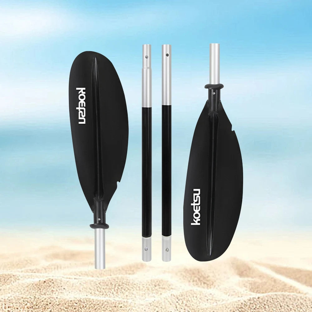 Adjustable Aluminium Kayak Paddle, 4-Piece, Efficient Blade Design