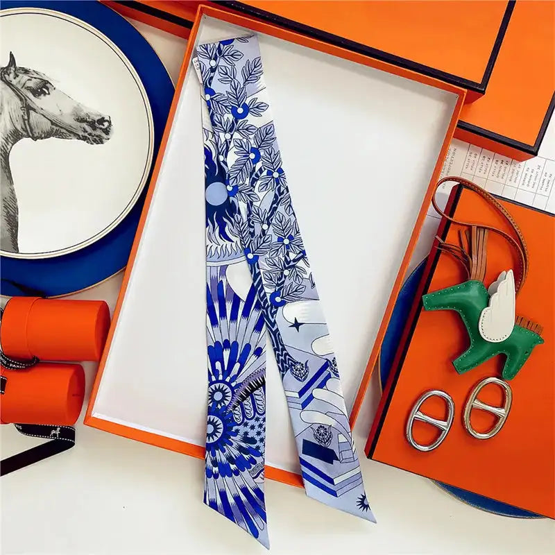 JTVOVOC Silk Scarf &ndash; Elegant Versatility for Any Outfit JZP038-02 / 5x85cm