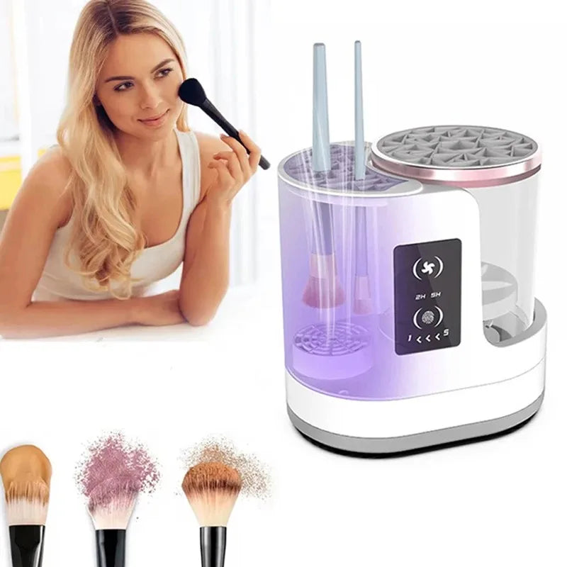 Electric Makeup Brush Cleaner &ndash; Wet And Dry Cleaning