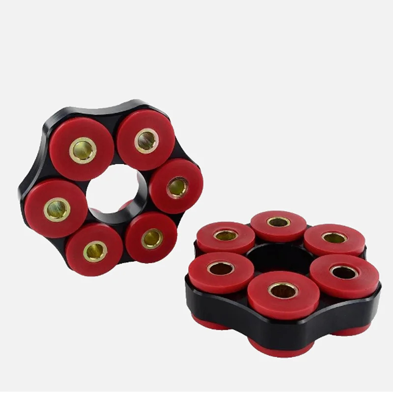 Drive Shaft Polyurethane Flex Disc For BMW E30 E36 E46 M3, 96mm LK, 12mm Holes, 6061 Aluminum Frame