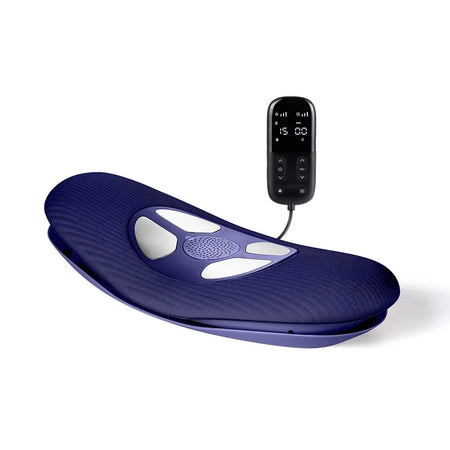 Electric Lumbar Traction Massager &ndash; Advanced Airbag Support Blue