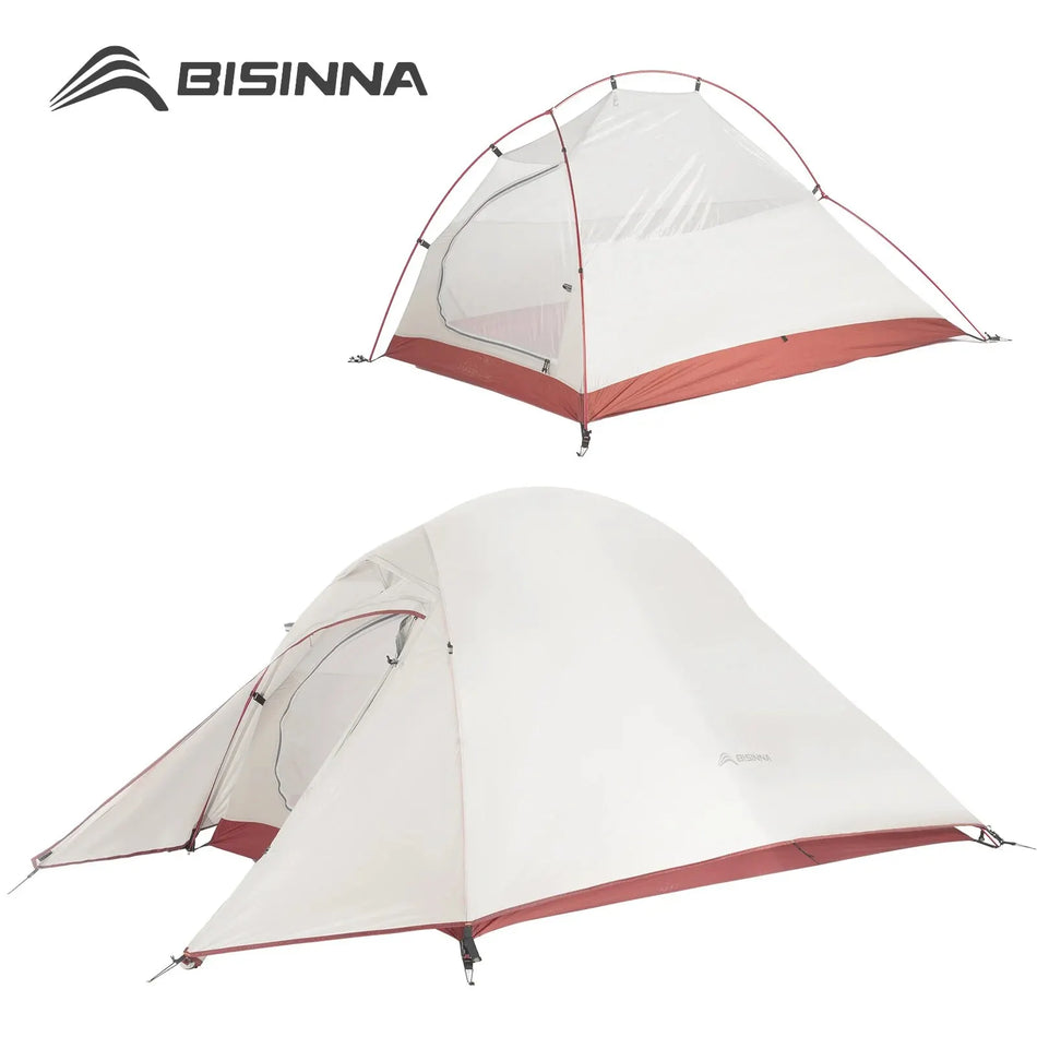 BISINNA Ultralight 20D Nylon Waterproof Camping Tent for 1-2 Persons