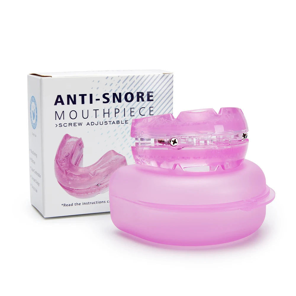 MERALL Anti-Snoring Mouthpiece &ndash; Bruxism Guard for Sleep Pink-No screws