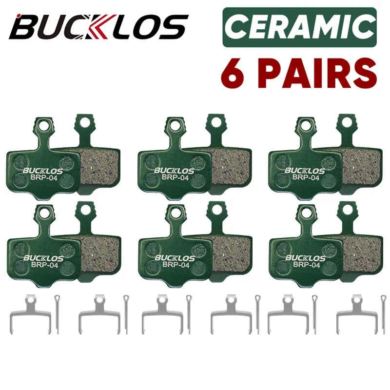 Bucklos Ceramic Hydraulic Disc Pads SRAM Elixir &ndash; Durable Ceramic 6Pairs
