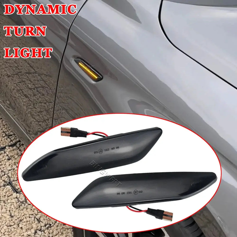 LED Dynamic Blinker Side Marker Turn Signal Lights Lamp Accessories For Alfa Romeo 147 156 Fiat Egea Tipo Lancia Delta Ypsilon 3 by InterCyprus Trading Ltd