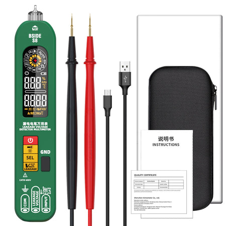 BSIDE Voltage Tester Smart Multimeter &ndash; Non Contact BSIDE S8 / CHINA