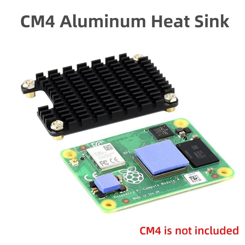 Aluminum Alloy Heat Sink for Raspberry Pi CM4 &ndash; Efficient Heat Dissipation
