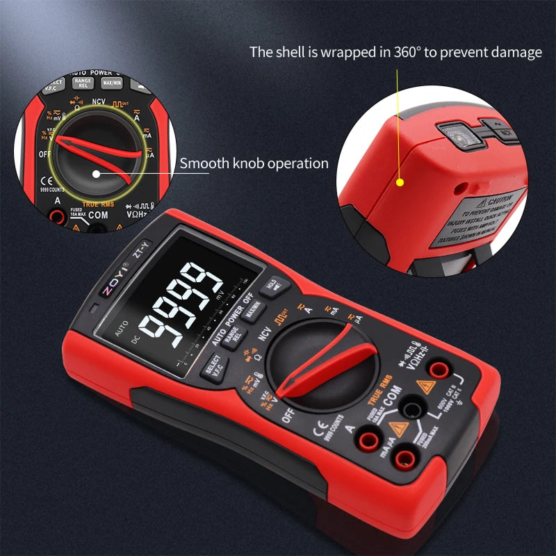ZOYI ZT-Y Professional Digital Multimeter &ndash; High-Precision Auto Range Voltage Tester