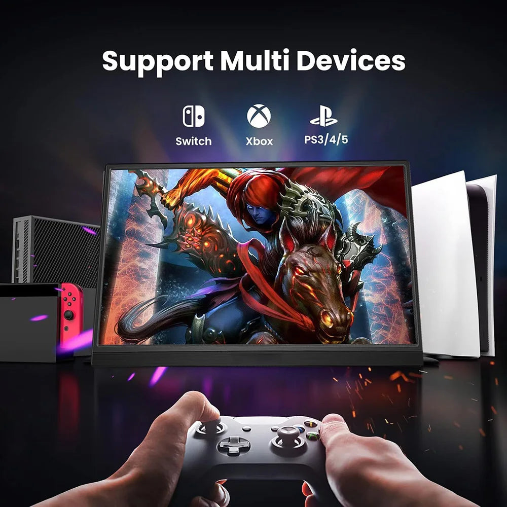 JJRC 14.1 Inch Portable Monitor &ndash; Full HD 1080P IPS Display