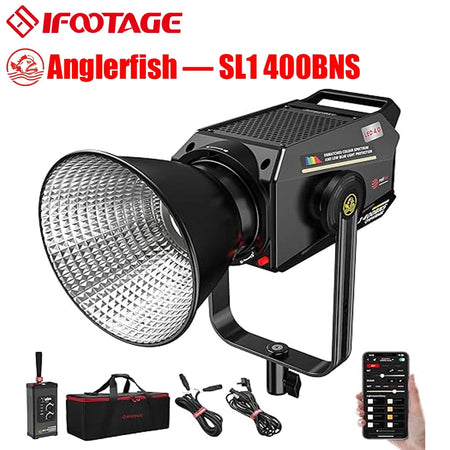 iFootage Anglerfish SL1 400BNS LED Light &ndash; Bi Color