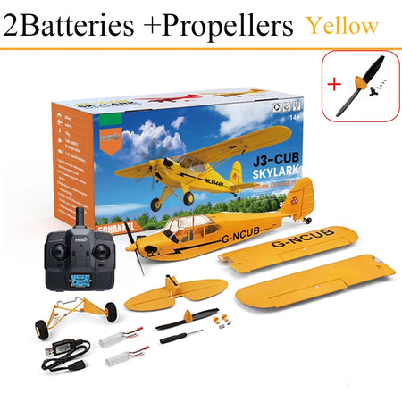 Wltoys A160 J3-CUB RTF 2.4G Brushless RC Airplane &ndash; Ready to Fly 2BS New Version