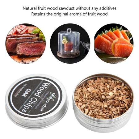 Whiskey Wood Smoking Chip Cocktail Kit &ndash; Smoky Flavor