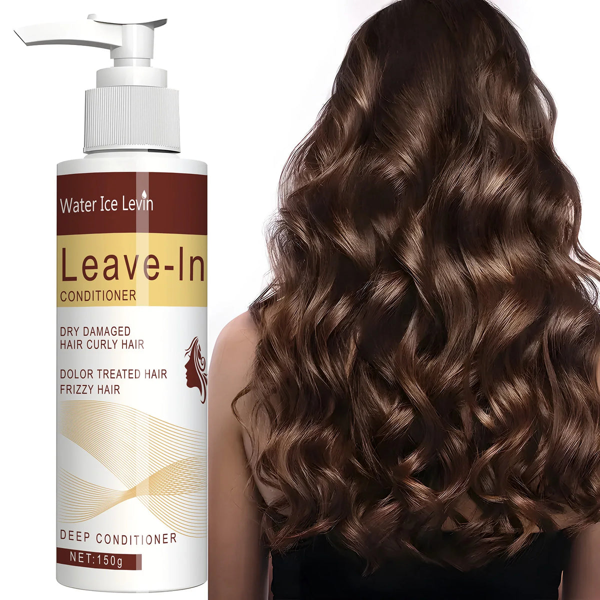 Water Ice Levin Moisturizing No Rinse Hair Film &ndash; Long-Lasting Hydration and Shine