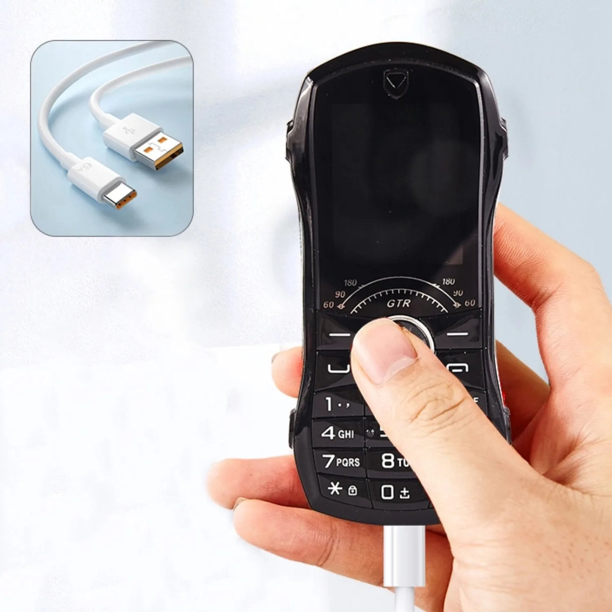 Unlocked Cute Car Toy Feature Phone For Kids &ndash; Low Radiation