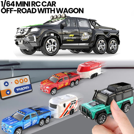 Mini RC Car 1/64 Remote Control Off Road &ndash; Drift Ready