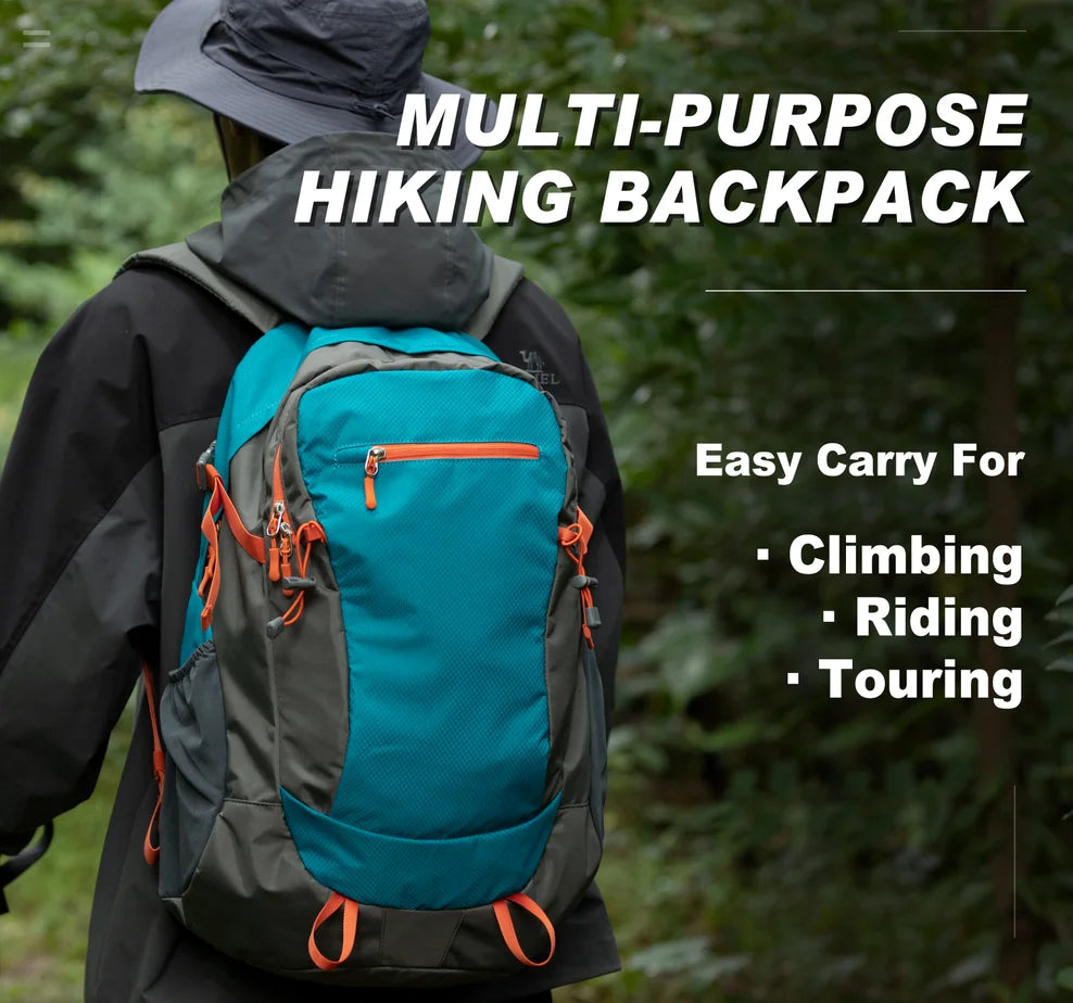 Waterproof Climbing Outdoor Backpack &ndash; 40L Capacity Blue