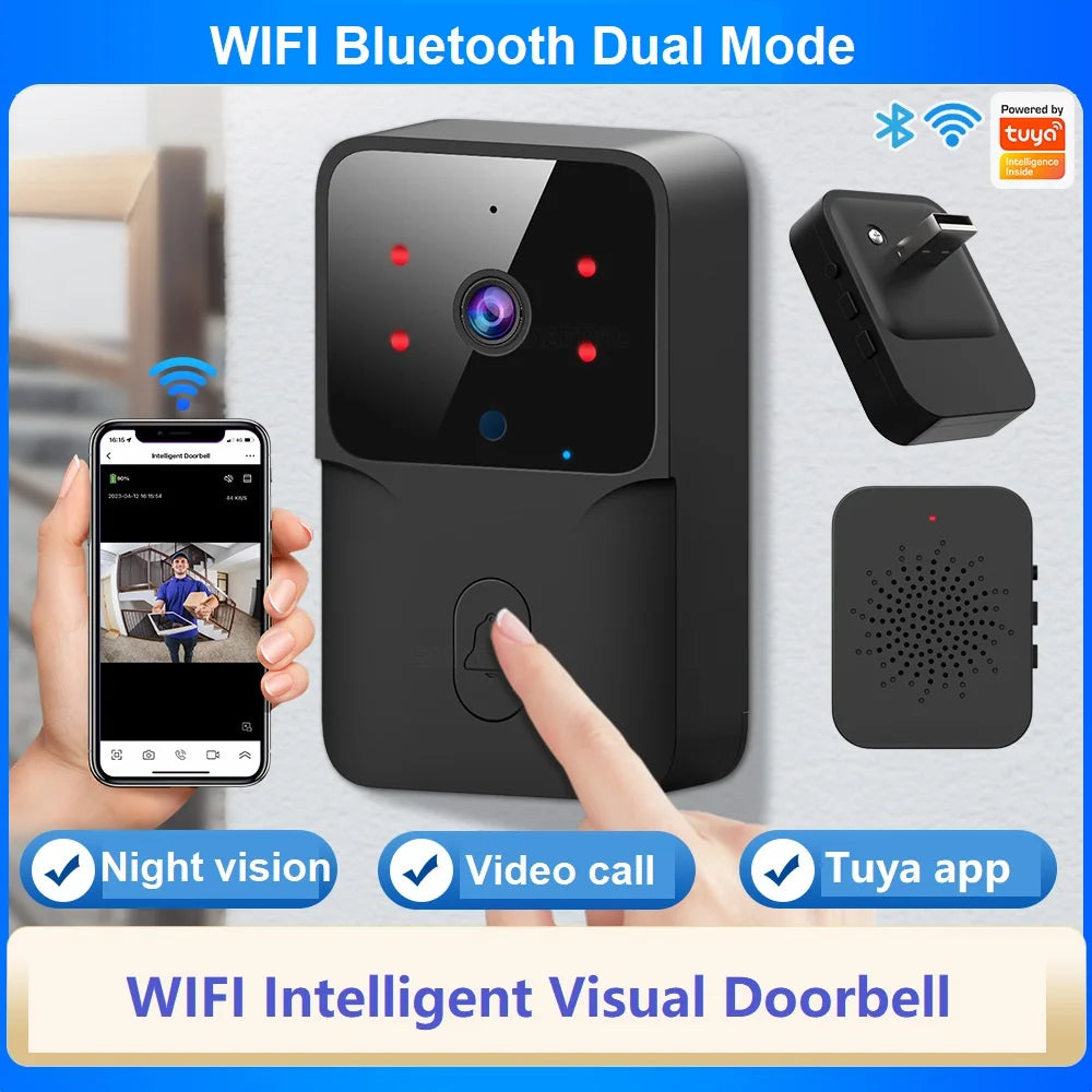 Tuya Intelligent Wifi Doorbell Outdoor &ndash; Night Vision