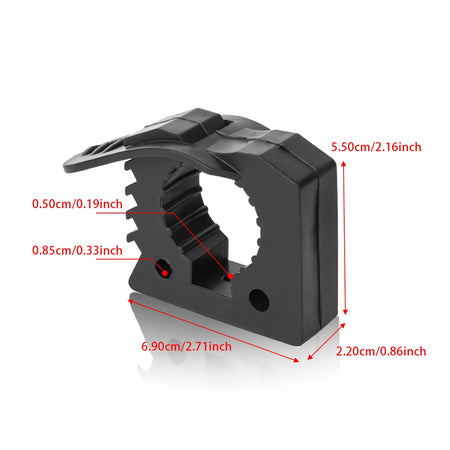 Shovel Mount For Roof Rack &ndash; Rubber Clamp Mounting Kit