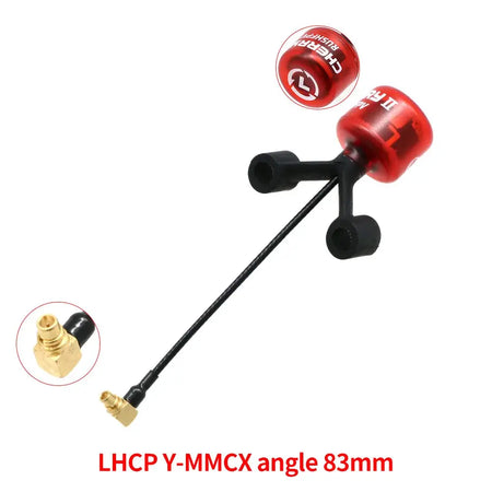 RUSHFPV Cherry 2 II 5.8G 1.8DBI FPV Antenna LHCP RHCP SMA UFL MMCX for FPV Freestyle Analog Digital Drones DIY Parts by InterCyprus Trading Ltd