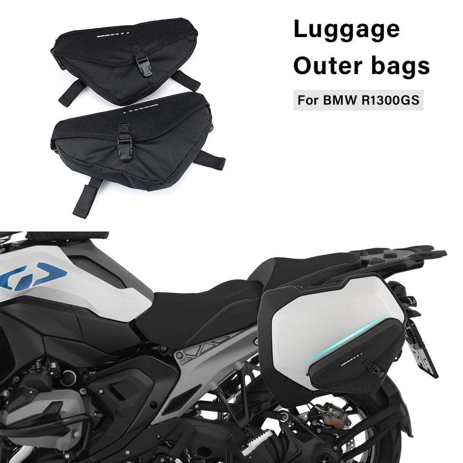 BMW R 1300GS Su Geçirmez Alet Çantaları Vario Bagaj Kutuları için, 2.5L Cordura Dış Çantalar, Dayanıklı Motosiklet Aksesuarı