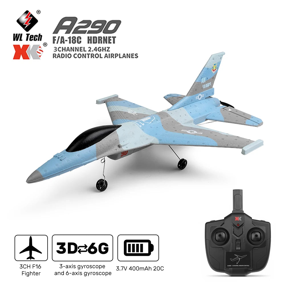 WLtoys XK A290 RC Plane 3CH &ndash; Stable Flight With 3D6G