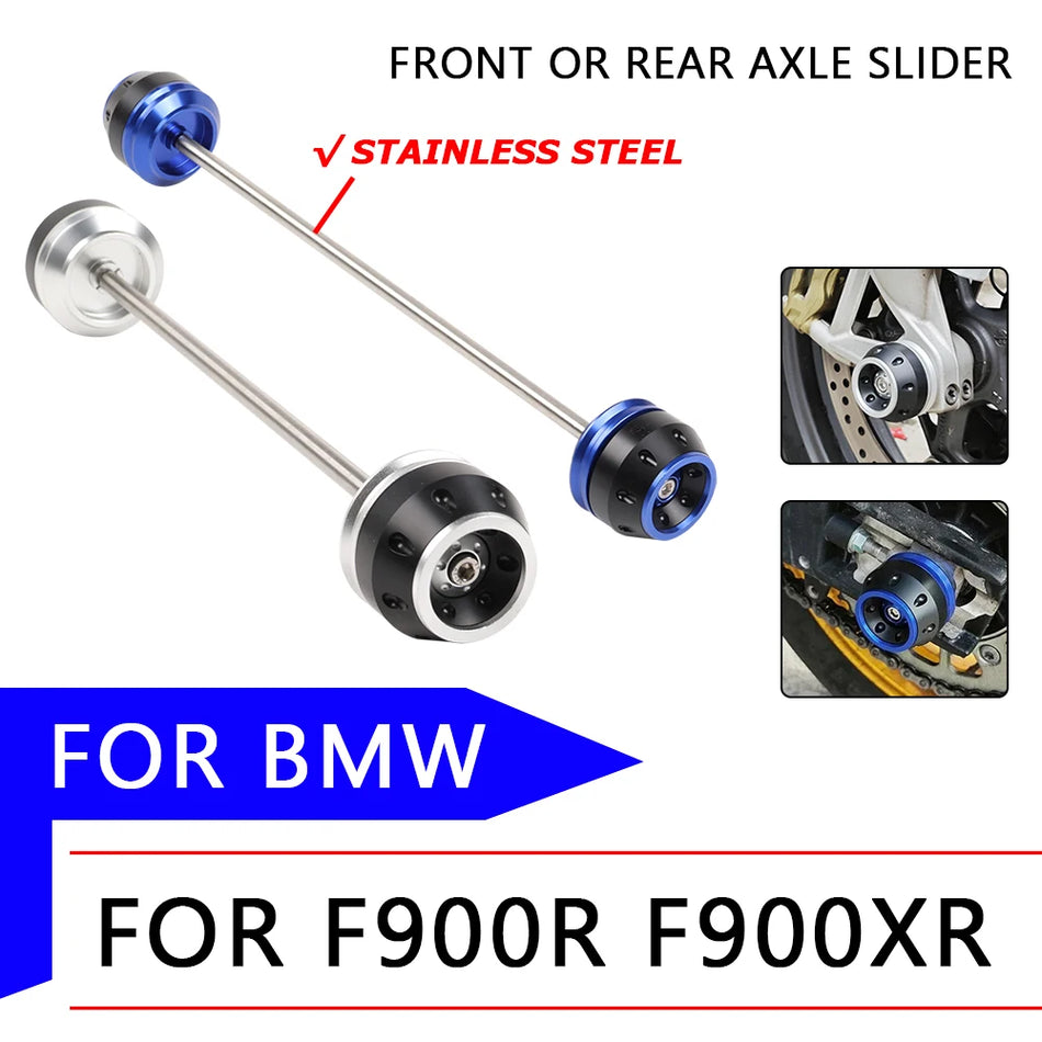 BMW F900R F900XR Краш слайдер, защита задней оси вилки, нержавеющая сталь
