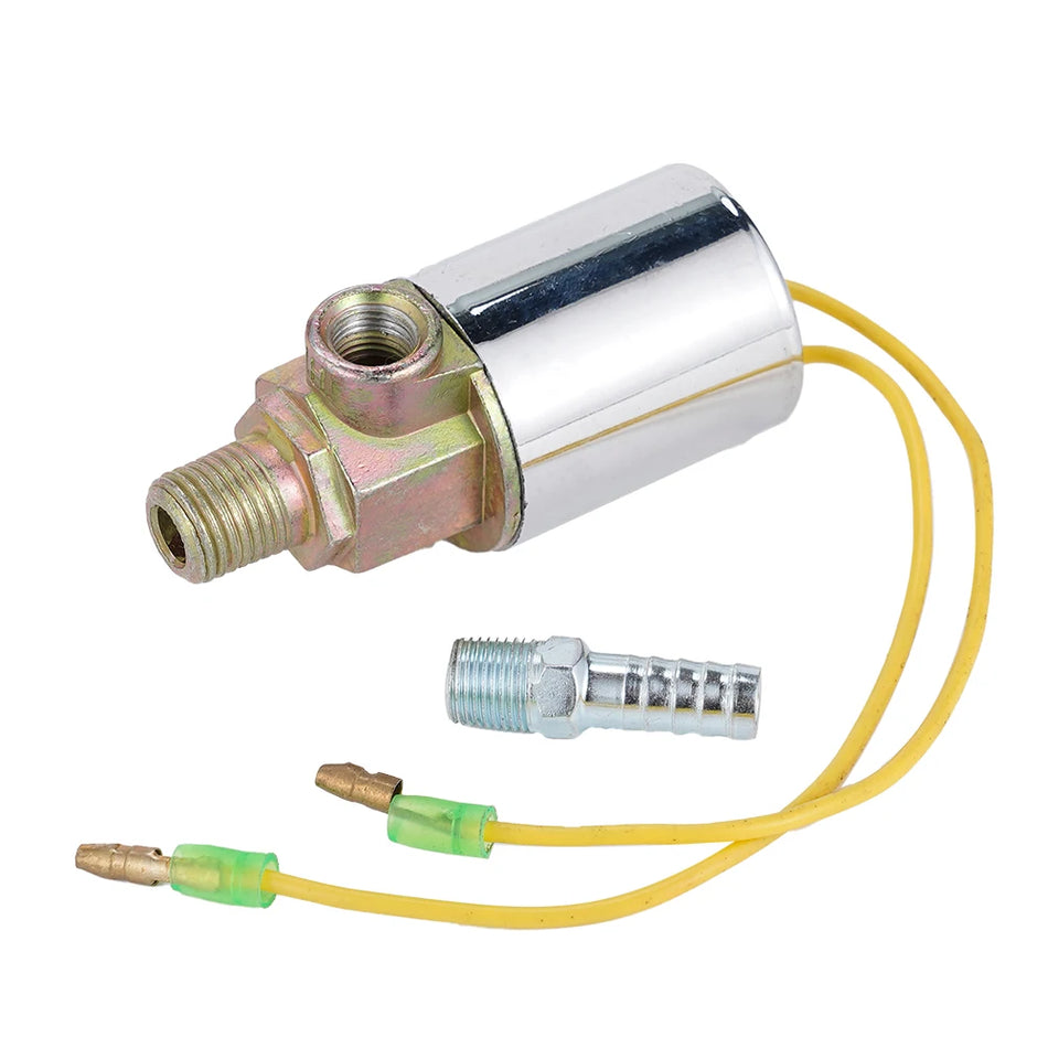 Sunkvežimio oro ragų solenoidinis vožtuvas, chromuotas metalas, 12/24V, 180 PSI