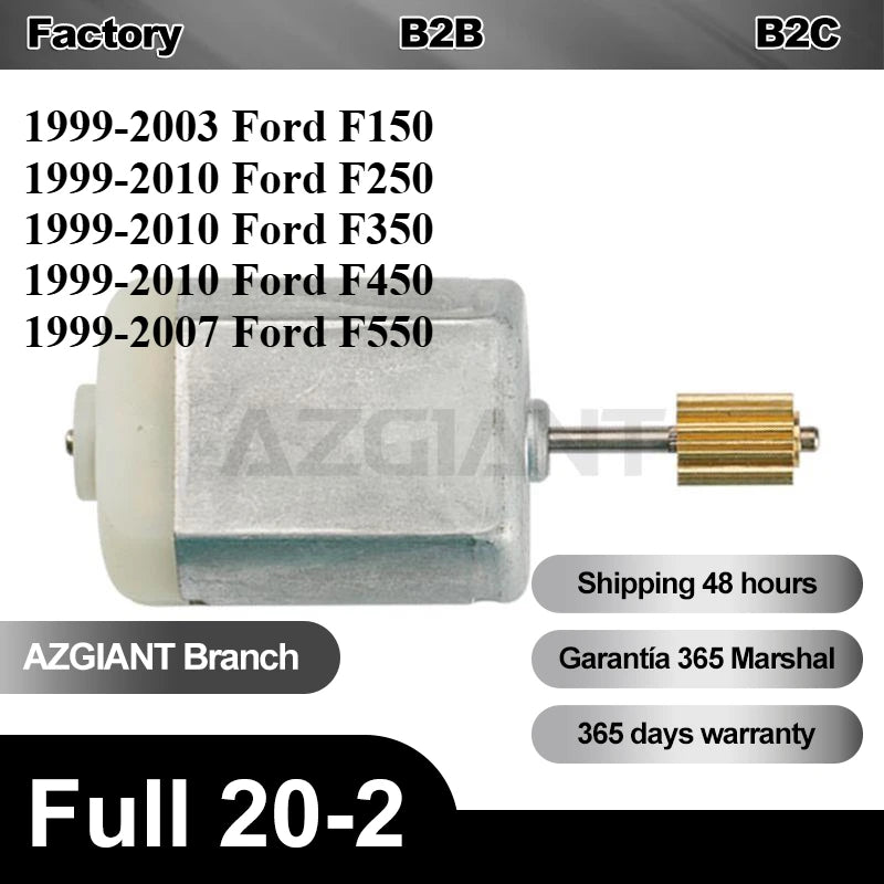 Durų panelės užrakto variklis centriniam valdymui metalinis Ford F-150 ir F-Series 1999–2010 3L3Z25218A42AA