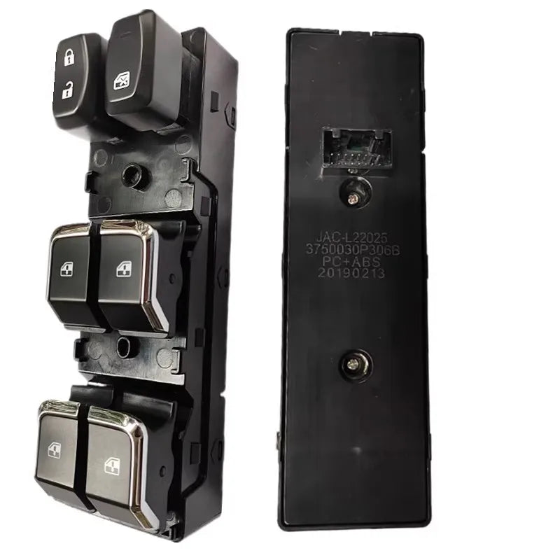 Power Window Switch for JAC T6 Shuailing Pickup 3750030P3010 by InterCyprus Trading Ltd