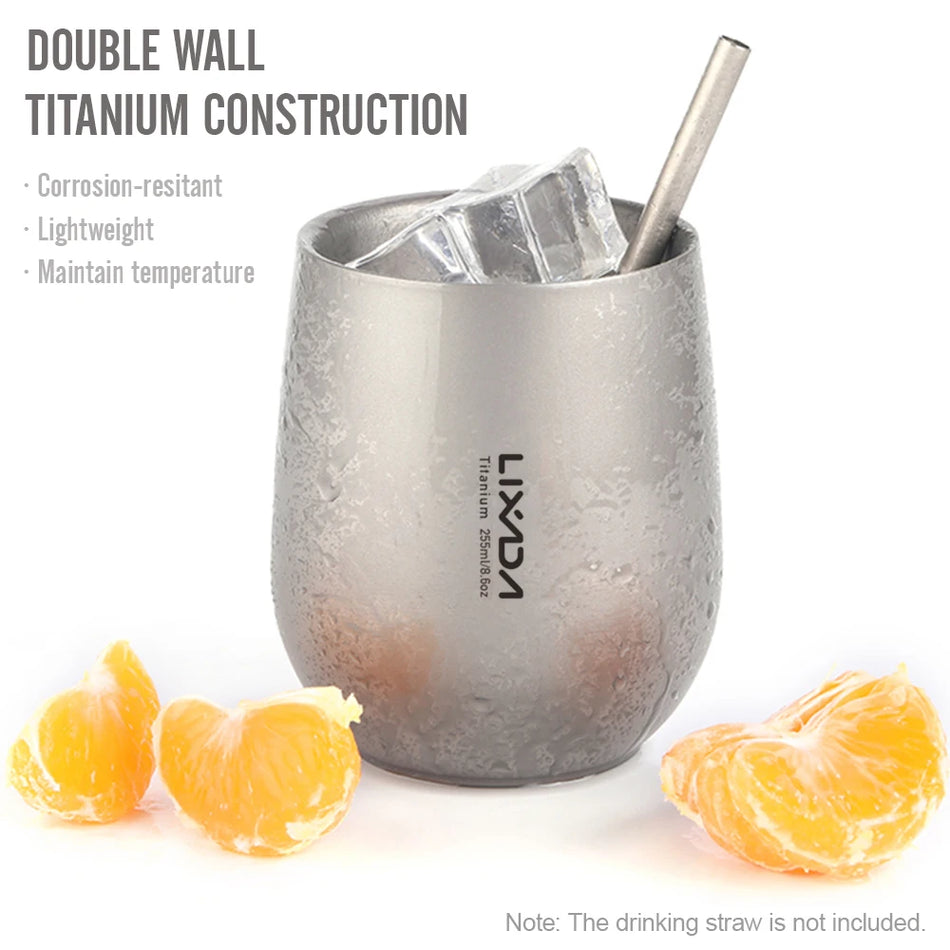 120ml Ultralight Ti Double Wall Cup &ndash; Camp Friendly