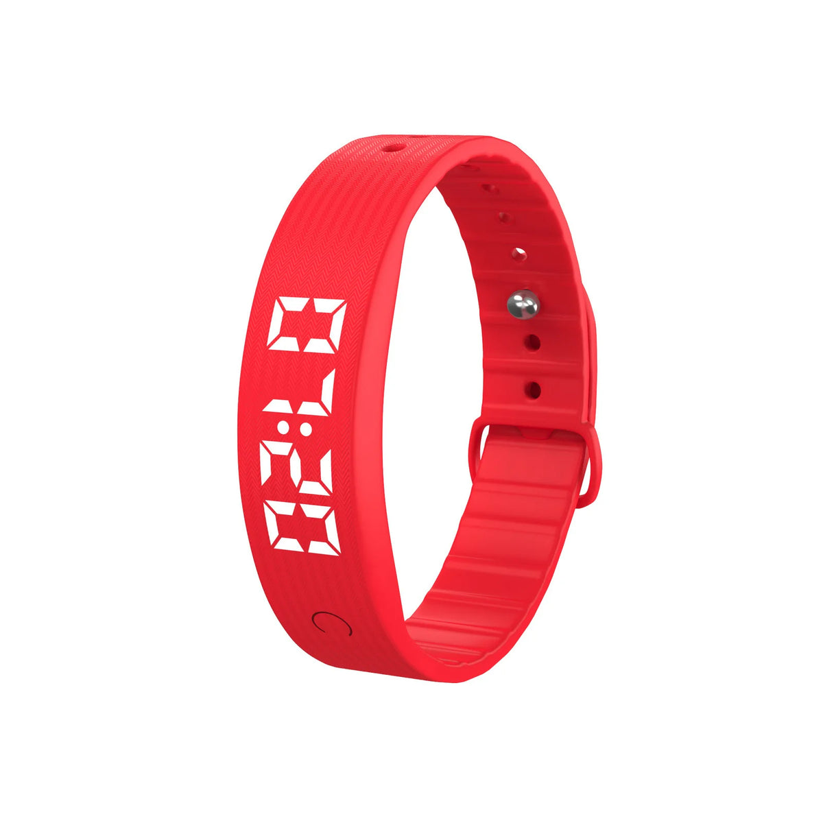 W5Sv Smart Bracelet with Vibration Alarm, Pedometer &amp; Sleep Tracker Red
