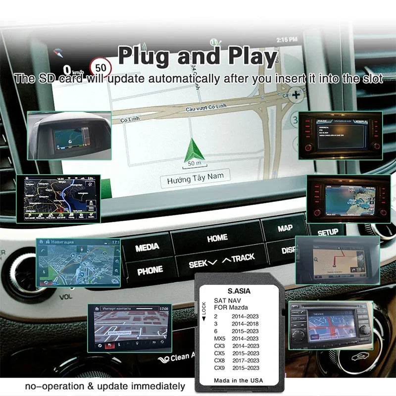 Connect 1 System 8GB Sat Navi Card &ndash; Mazda GPS Update