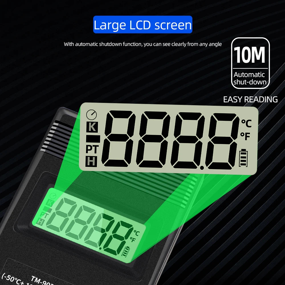 TM902C Digital K Type Thermometer &ndash; Fast Readout USB