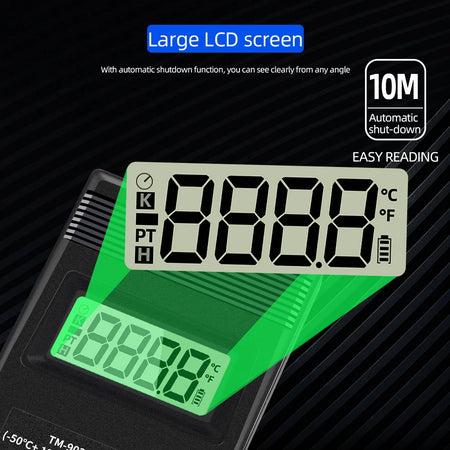 TM902C Digital K Type Thermometer &ndash; Fast Readout USB
