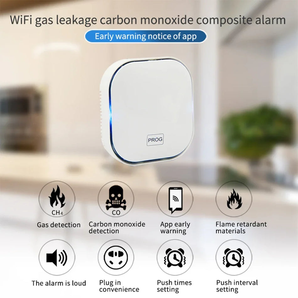 Tuya Smart Life Gas CO Alarm &ndash; WiFi Enabled Leak Alerts