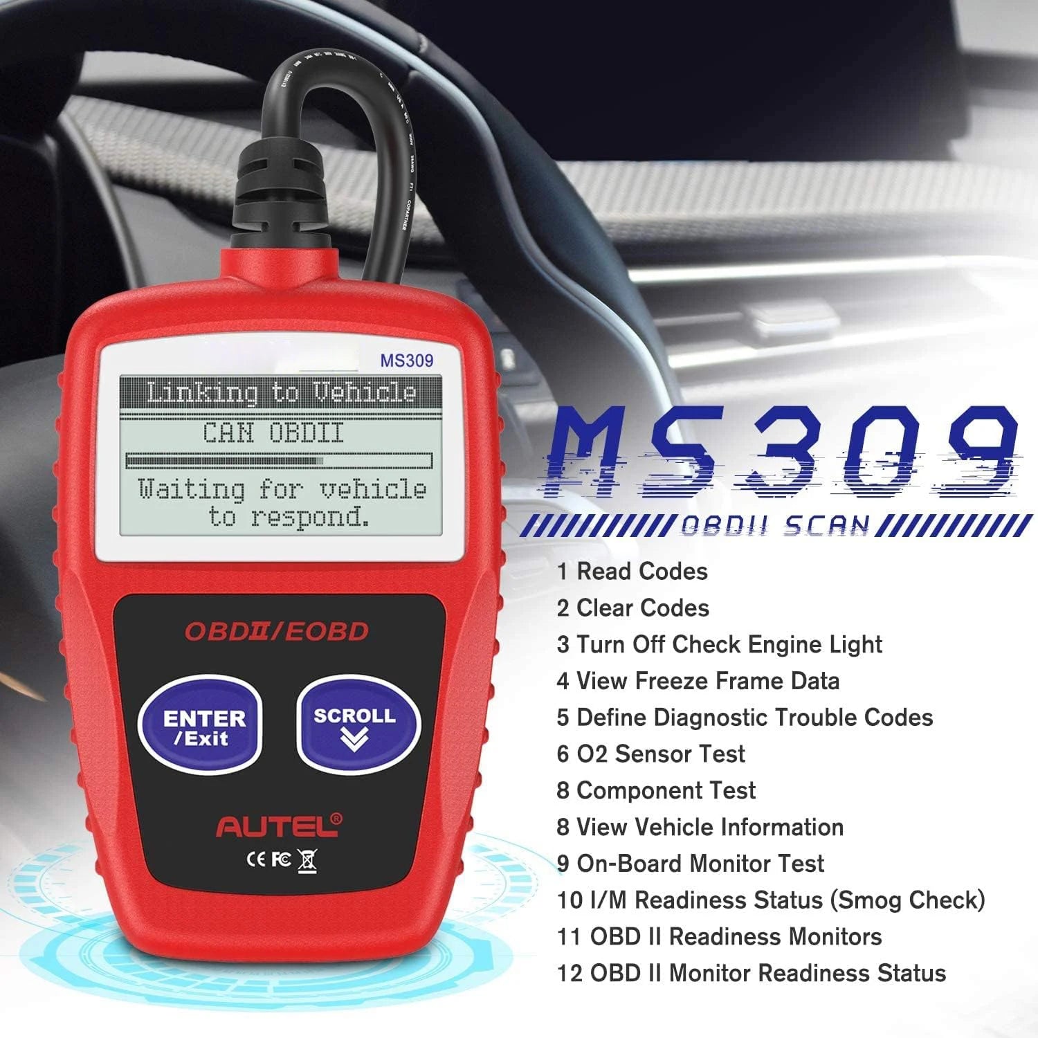 Professional OBD2 Scanner &amp; Car Diagnostic Tool - CTobd