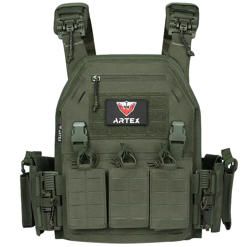 Taktická vesta z polyesteru 1000D s Molle a rychlým uvolněním