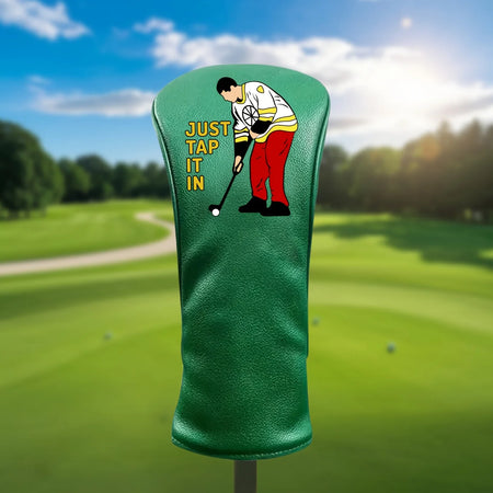 Golf Club Head Covers &ndash; Durable Embroidery with Cartoon Golfer Design Driver