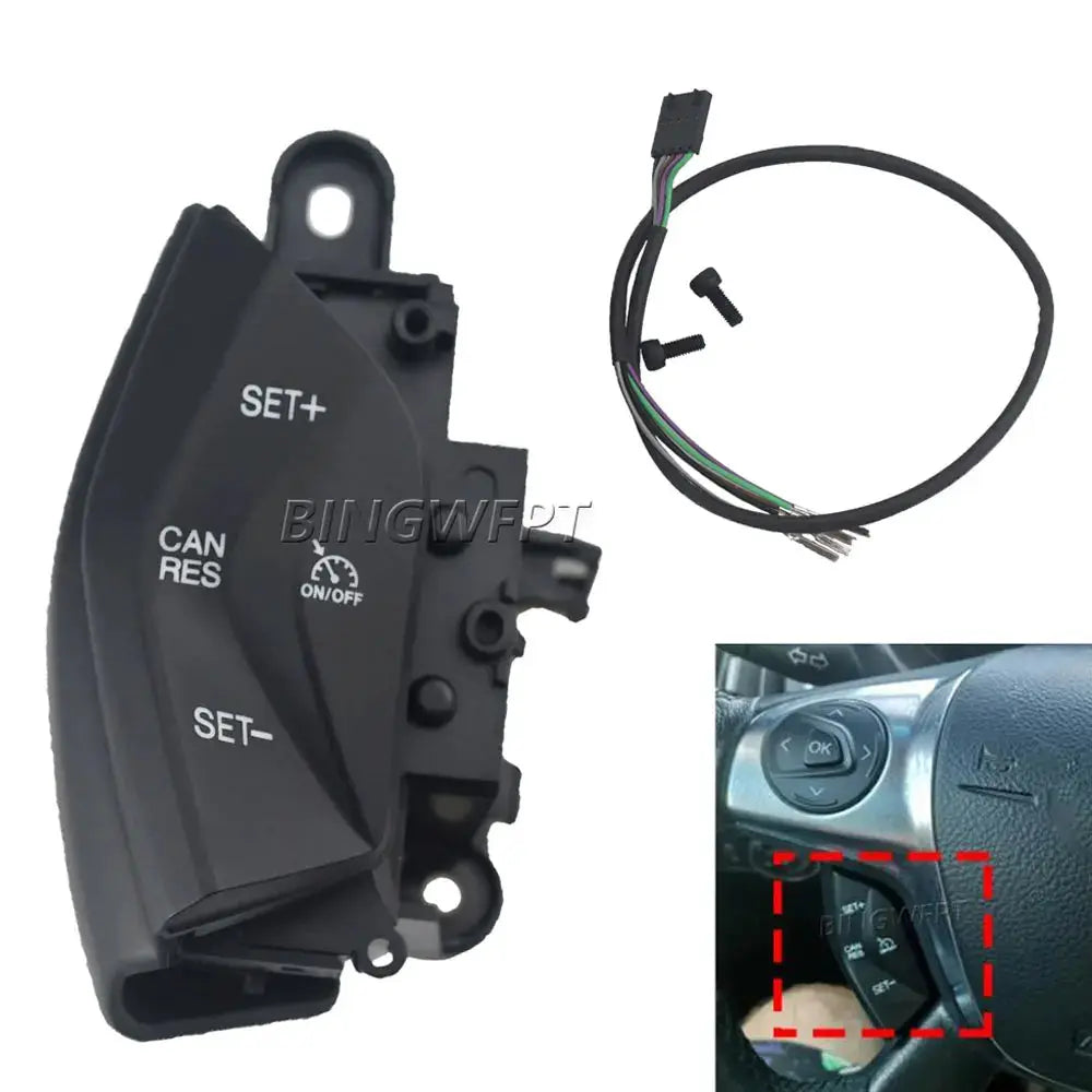Blue Backlight For Ford Focus 3 2012-2014 For Kuga 2012-2015 Cruise Control System Kit Car Speed Control Switch by InterCyprus Trading Ltd