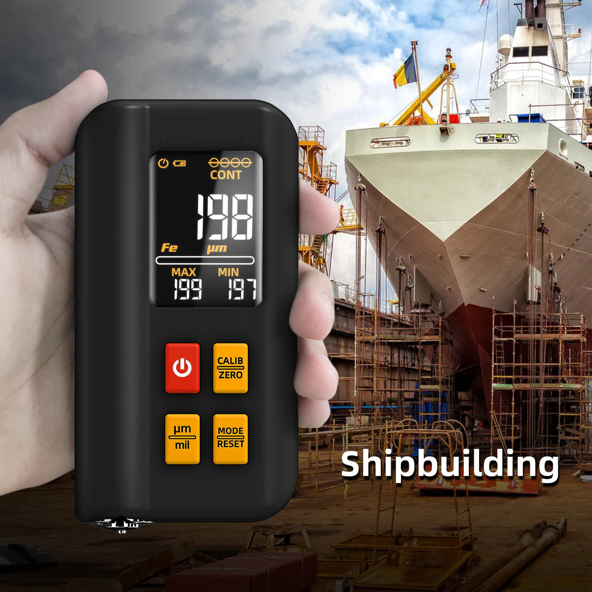 BSIDE T2 Coating Thickness Gauge &ndash; Wide Range 0.1um-1500um