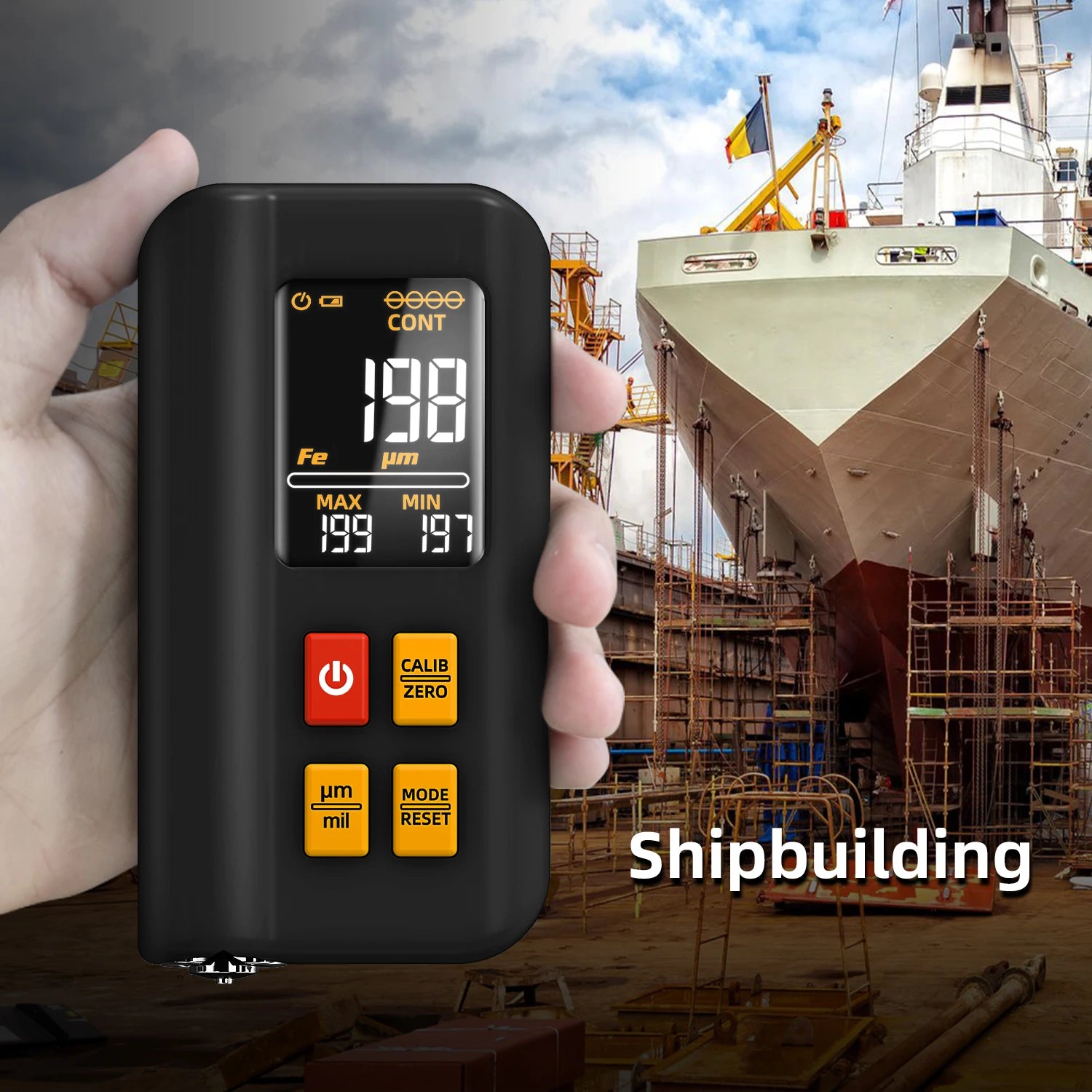 BSIDE T2 Coating Thickness Gauge &ndash; Wide Range 0.1um-1500um