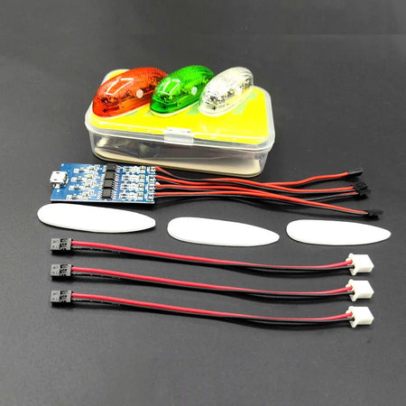 ZMR 1S Rechargeable Wireless Navigation Light with 4 Flicker Modes for RC Models