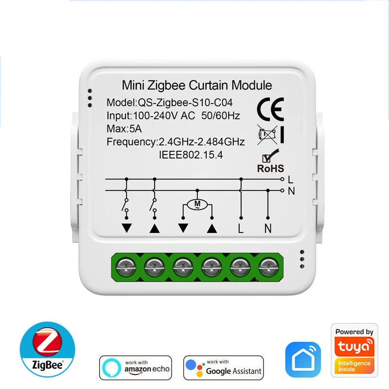 Smart Curtain Switch Module Zigbee A / CHINA