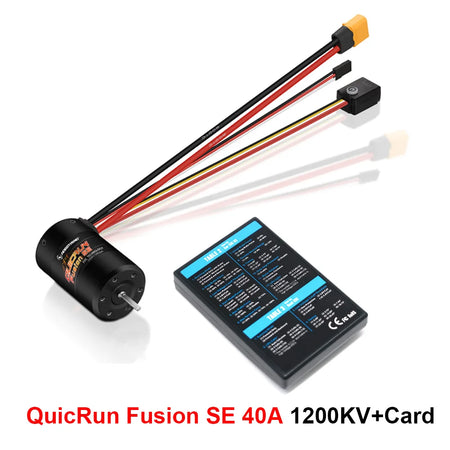 Hobbywing QuicRun Fusion SE 2-in-1 Brushless Motor &amp; ESC 1200KV Motor Card