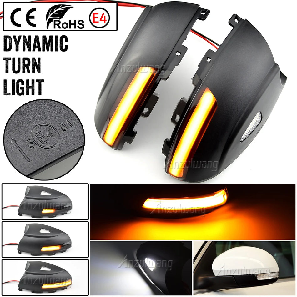 Luces de Señal de Giro LED Fluyendo para VW Tiguan MK1 Sharan Yeti