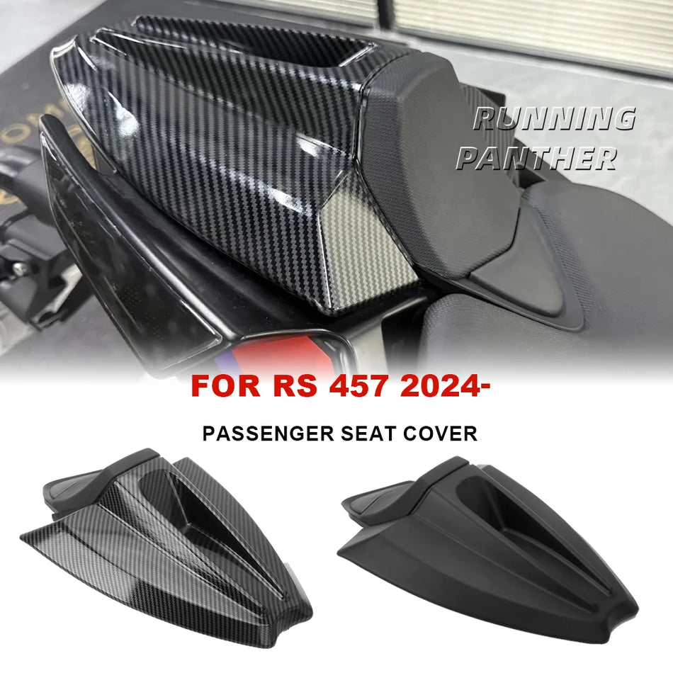 Aizmugurējā pasažiera sēdekļa vāks, matēts melns ABS, Aprilia RS457 2024-2025